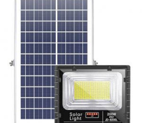 Đèn led pha năng lượng mặt trời chính hãng JD8800L - 200W